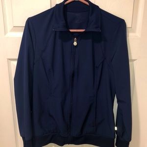 Medium Cherokee Infinity Navy Blue Scrub Jacket